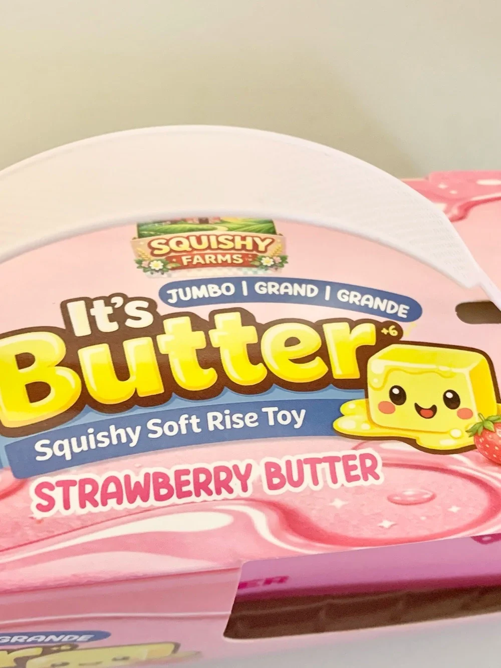It’s Butter Strawberry Scented Butter Squishy Slow Rise Large Squish Toy NEW